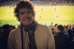 März 2018 - Etihad Stadium, Manchester, während des Champions-League-Spiels Manchester City vs. Schalke 04