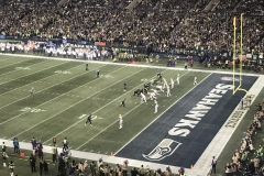 November 2018 - Vor dem entscheidenden Touchdown für die Seahawks im CenturyLink Field.