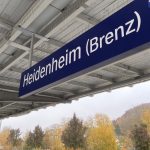 Auch mal dagewesen - Heidenheim an der Brenz, Bahnhof, Oktober 2021