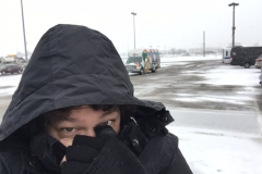 Februar 2018: Bei minus 20 Grad unterwegs in Minneapolis, Minnesota.